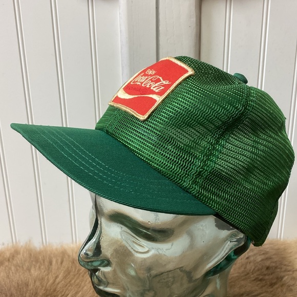 80s Coca Cola Soda Hat Vintage Snap Back - Picture 3 of 7